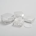 Mini Cosmetic Container Square Cube Acrylic Jar